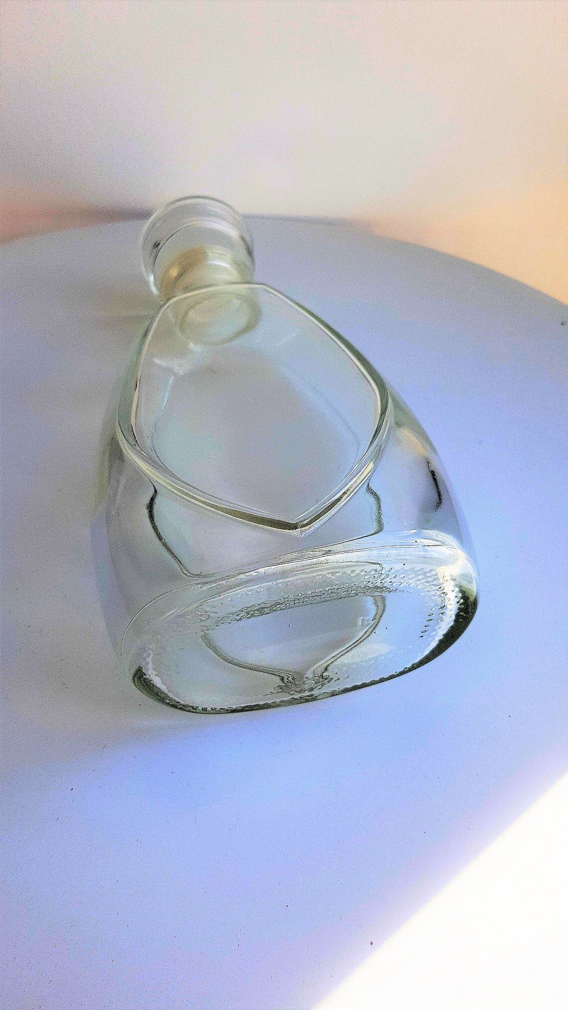 Vintage glass liqueur carafe