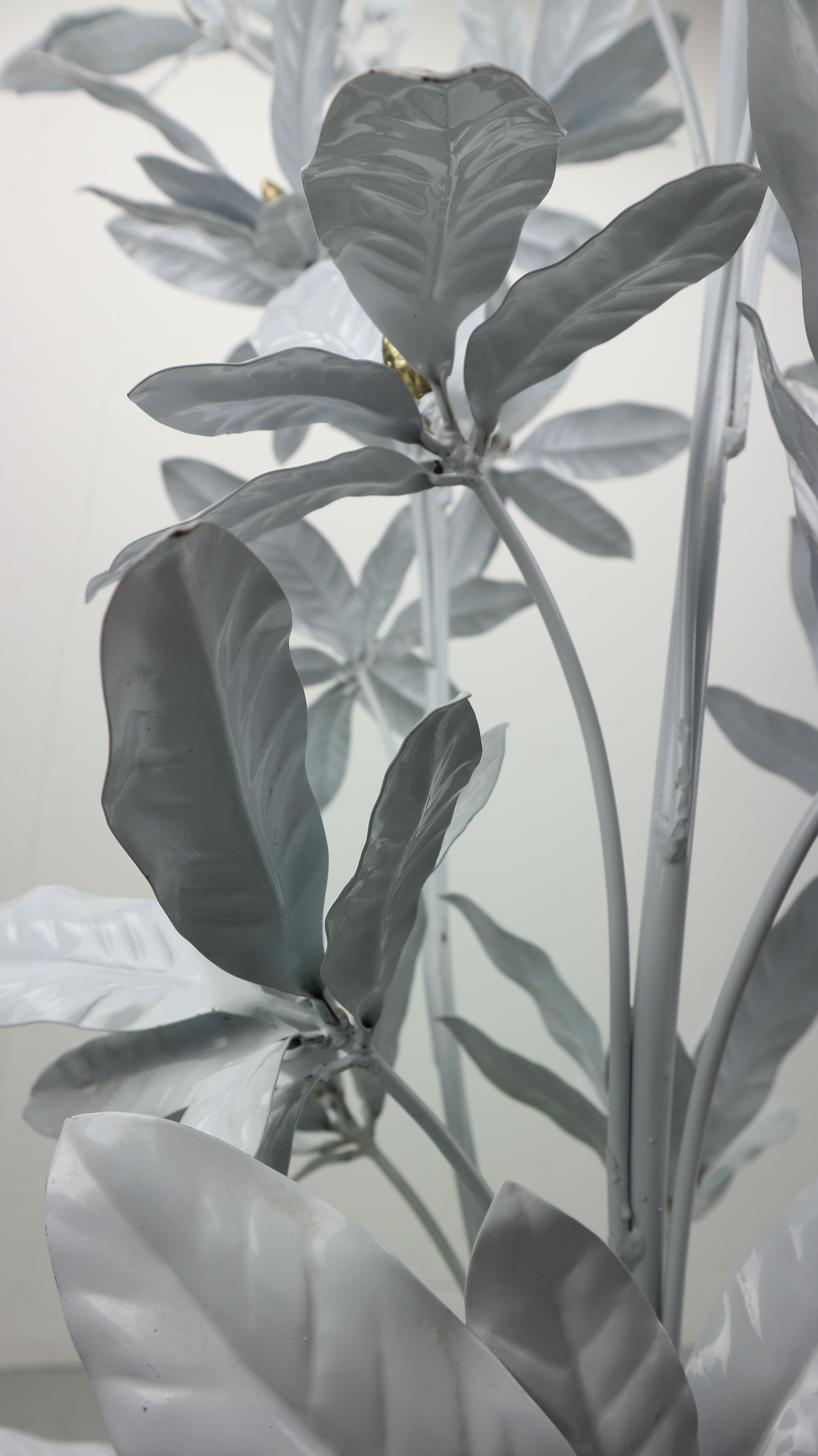 Flower Brass Floor Lamp, 1970s