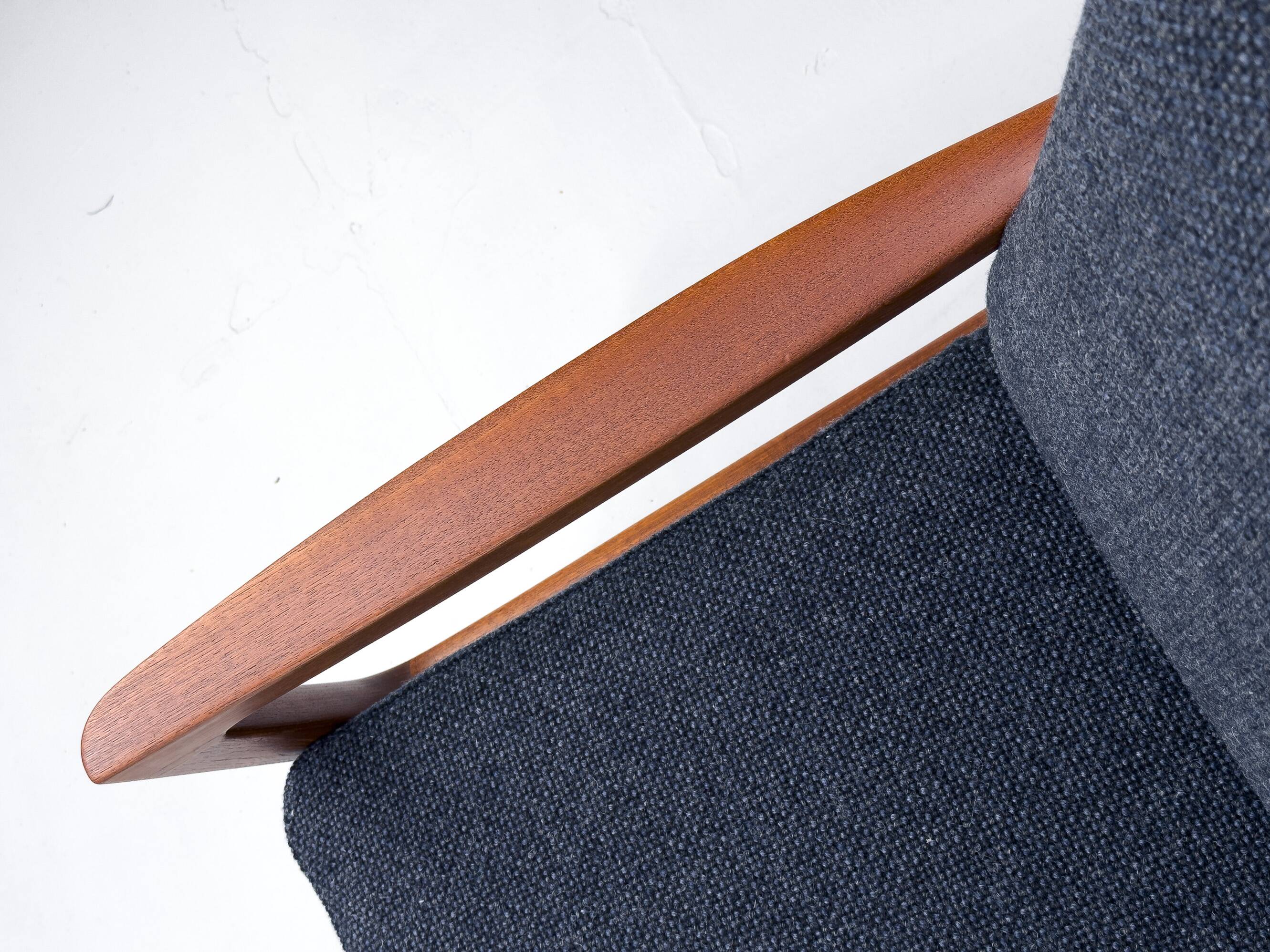 Fauteuils Senator en Teck et Laine par Ole Wanscher pour France & Søn, 1960s