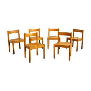 Série de 6 chaises,