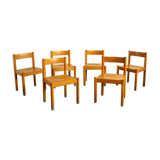 Set of 6 chairs, France 1960