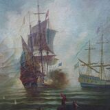 Huile 19ème