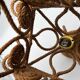 Audoux Minet rope lantern pendant light, 1950s