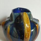 Art nouveau pitcher enamelled earth early twentieth century