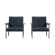 Ensemble de deux fauteuils Gijs van der Sluis modèle 30