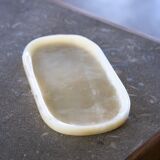 Oval top in orange onyx