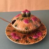 Jam in slip, Sarreguemines earthenware