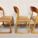 Series of 4 chairs Baumann Traineau