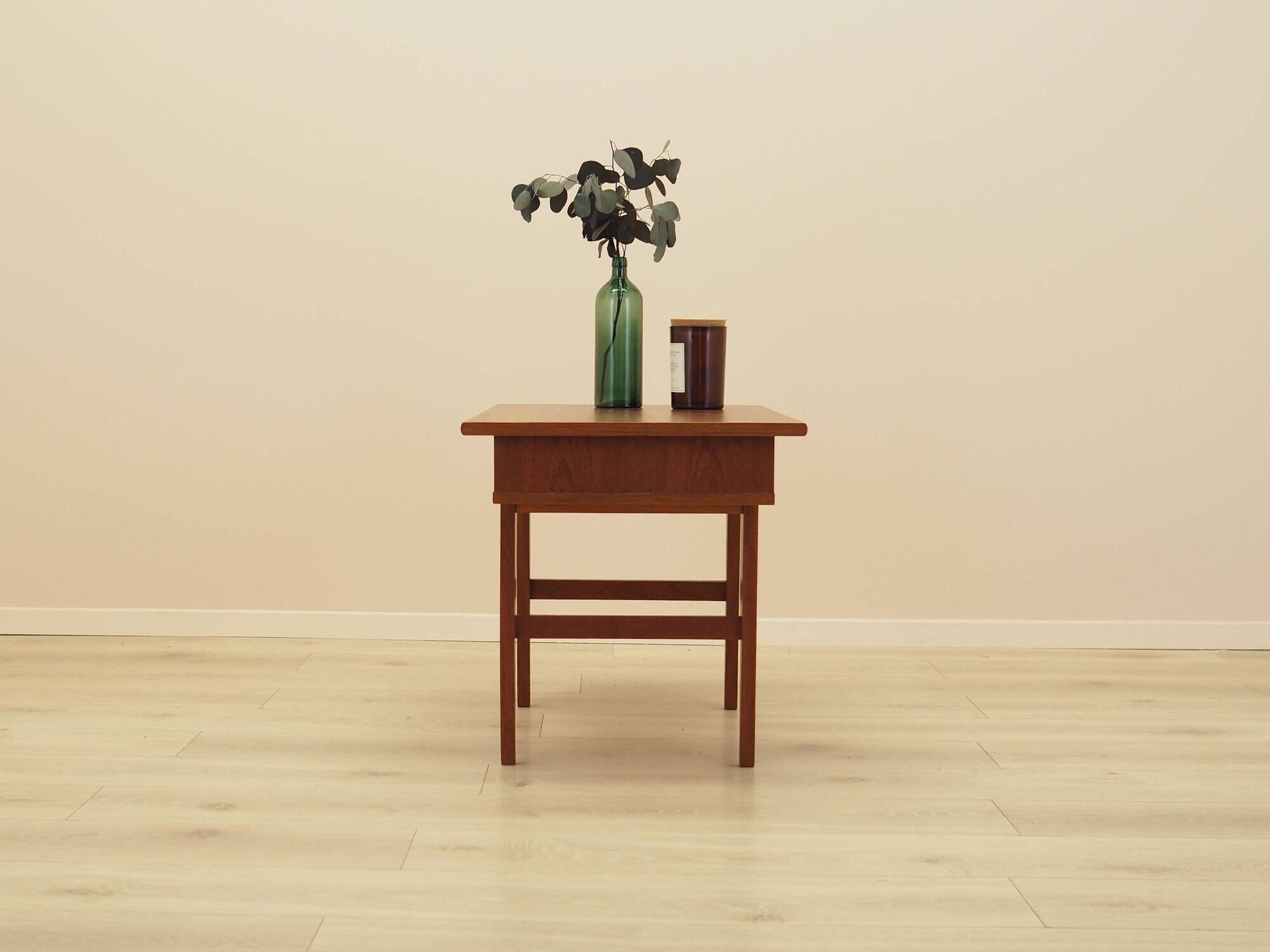 Teak coffee table with shelf, Denmark, 1960s
