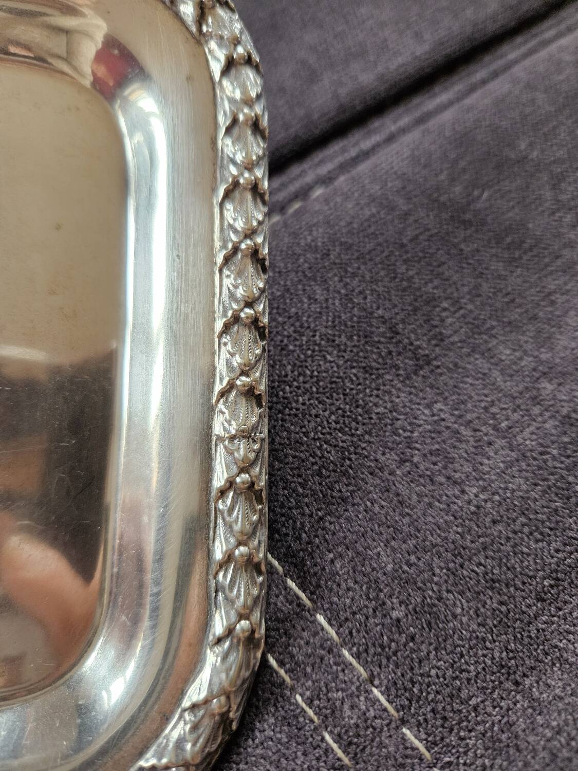 Silver dish