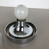 Cone Ice Glass Bubble Wall Light Made by Hillebrand Leuchten, Germany