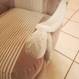 Baroque style curved sofa