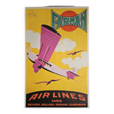FARMAN AIRLINES poster - Albert Solon
