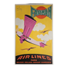 FARMAN AIRLINES poster - Albert Solon
