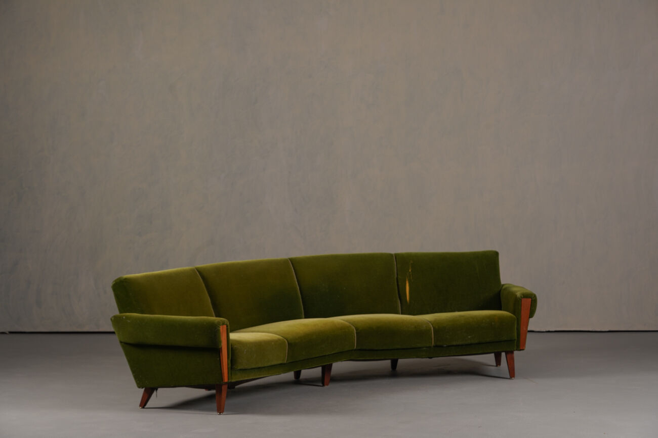 Vintage Danish Boomerang Sofa, Denmark 1960s