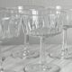 Set of 6 vintage glass cups for ice cream or champagne
