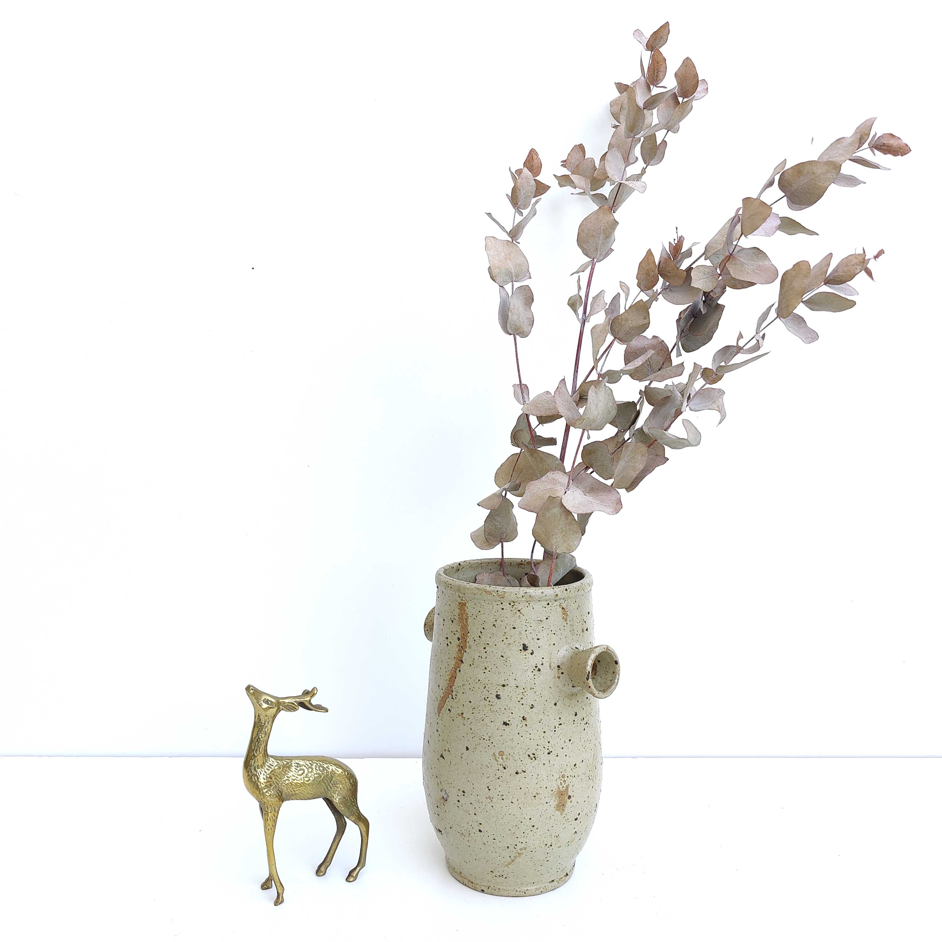Sandstone vase signed the turnery