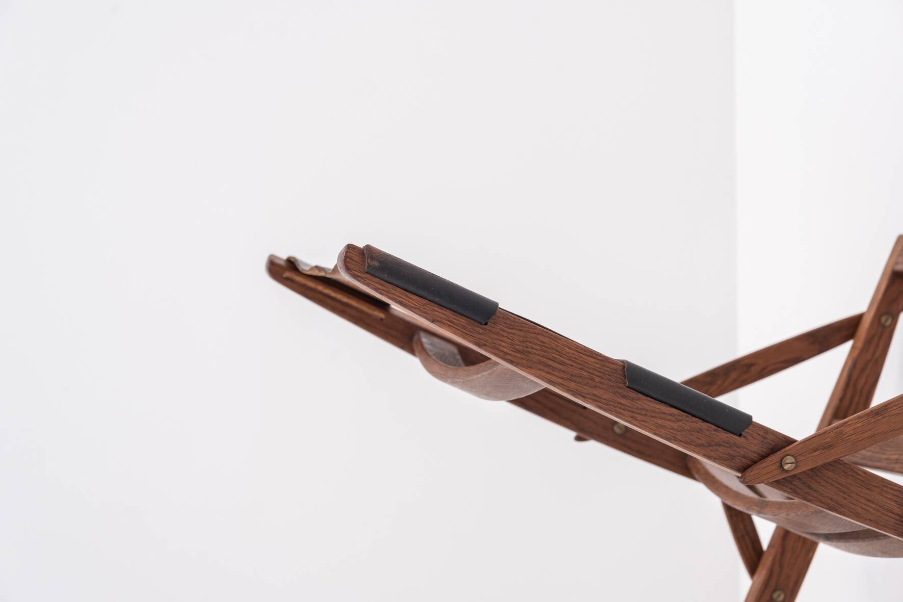 Tabouret pliant rare par Peter Hvidt & Orla Mølgaard-Nielsen pour Ludvig Pontoppidan, Danemark 1959