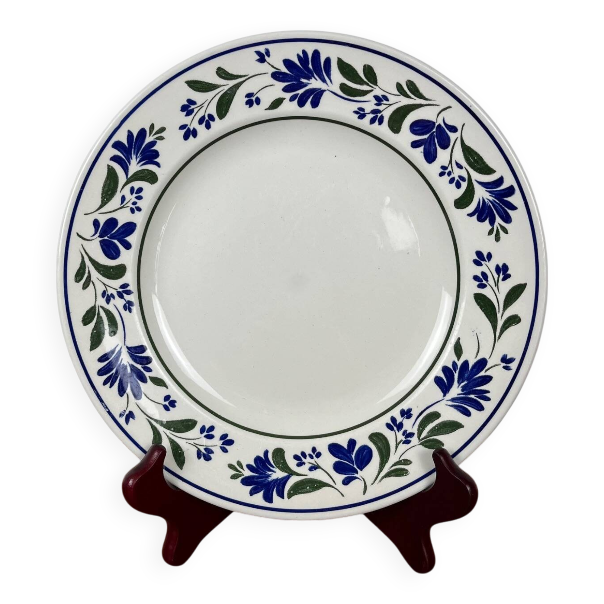 Set de 6 assiettes plates Churchill England, motif  fleur, 1970