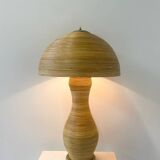 Contemporary bamboo table lamp