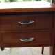 Scandinavian teak desk from the 60s, vintage design