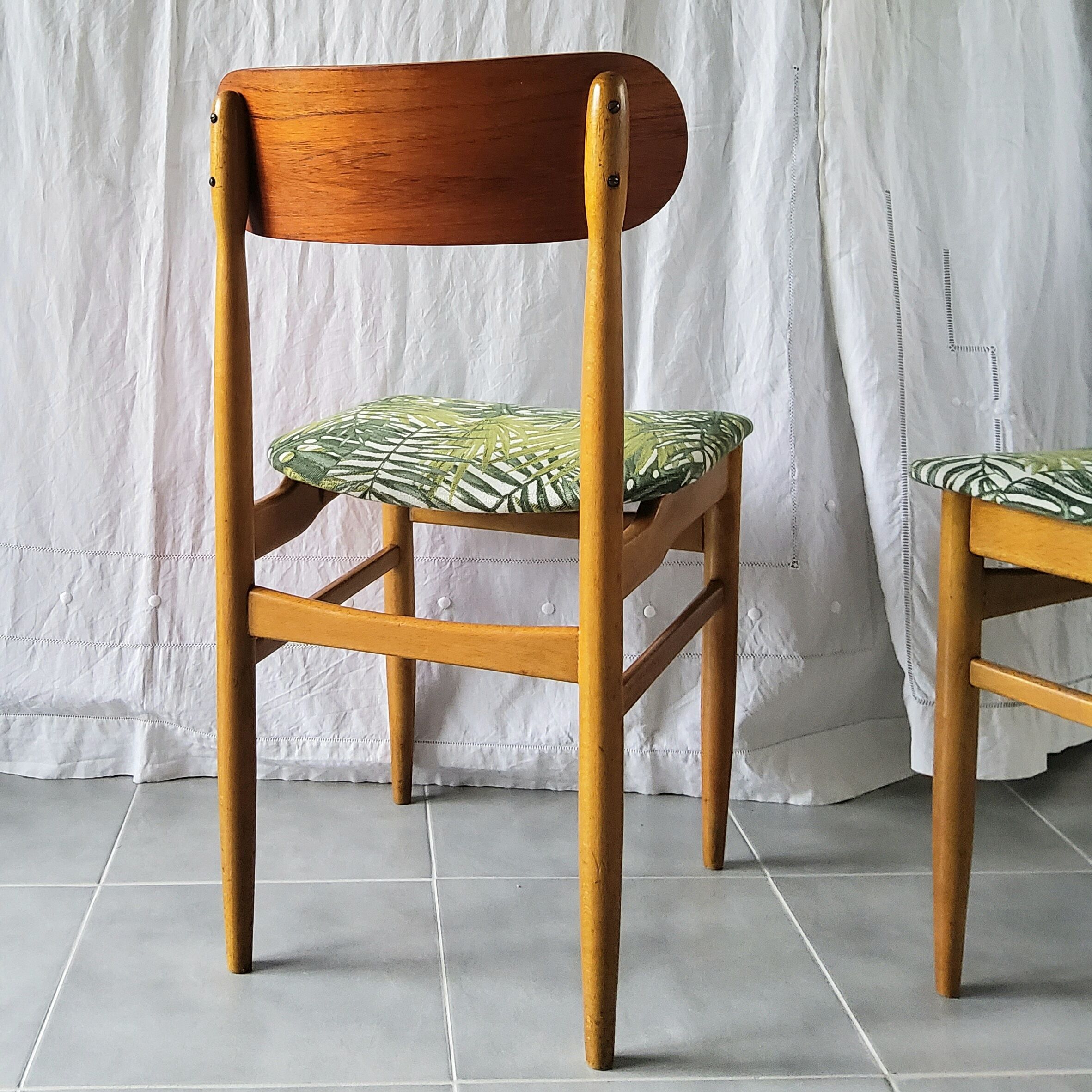 Set of 6 chairs 60s