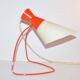 Napako Mid-Century Red and White Table Lamp, Josef Hurka, 1950s