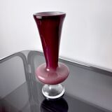 Purple vase in murano glass, Italy, 1980