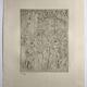 Chas-laborde boulevard des capucines (paris), 1927. gravure originale