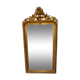 19th 10th gilded stuccoed wood mirror 90 x 180 cm