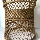 Vintage rattan armchair