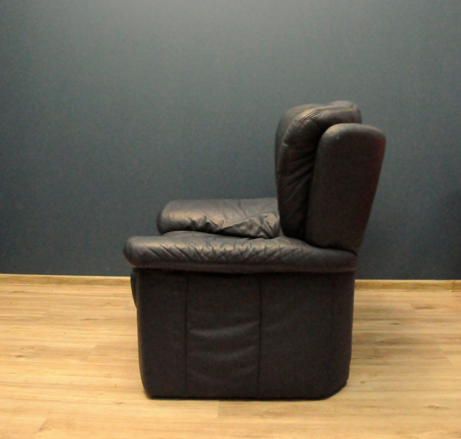 Vintage Italian leather armchair