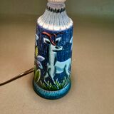 Scandinavian ceramic lamp 1960