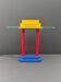 Lampe de style Memphis de Robert Sonneman pour George Kovacs, 1980