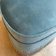 Vintage blue velvet armchair, 1950s-60s