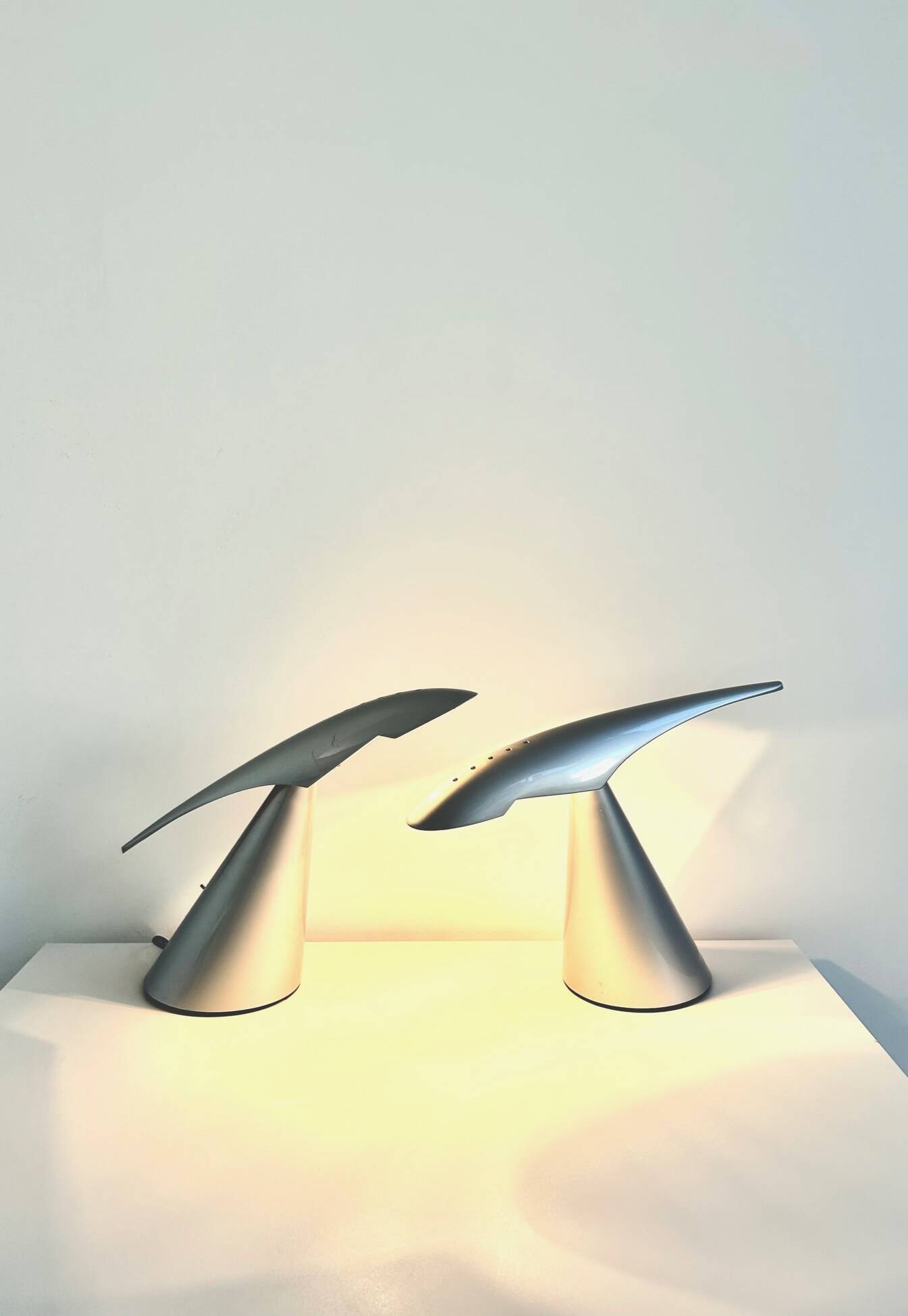 Pair of Ran desk lamps by Peter Naumann for ClassiCon 1990s