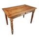 Antique pine and beech kitchen table / desk / work table – France, circa 1900