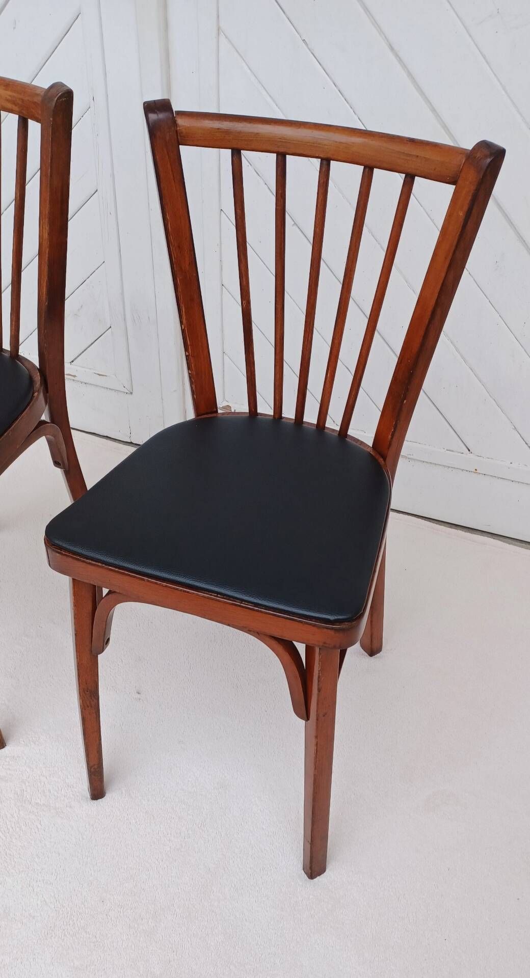 Pair of Baumann bistro chairs no. 12