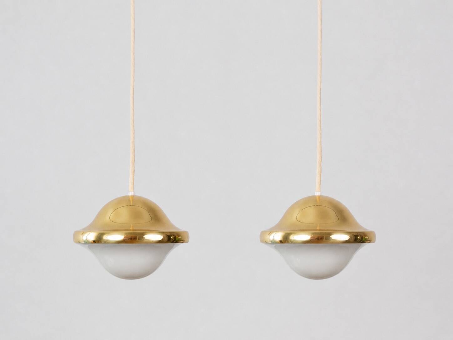 Vintage Danish Bubi pendant lamps by Henning Kuppel, Louis Poulsen, 1972