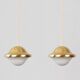 Vintage Danish Bubi pendant lamps by Henning Kuppel, Louis Poulsen, 1972