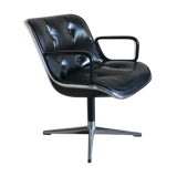 Charles Pollock leather armchair