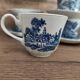 cup and its saucer English blue earthenware | Ridgway Staffordshire