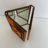 Orientalist triptych barber mirror 1920