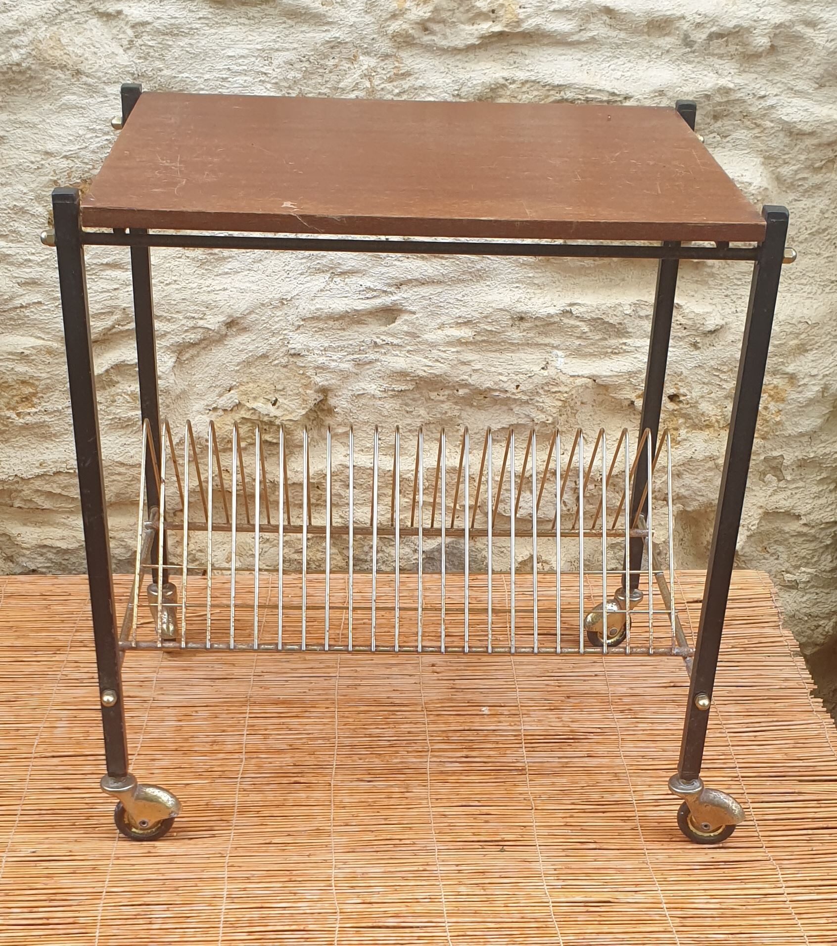 Table vintage et range vinyl