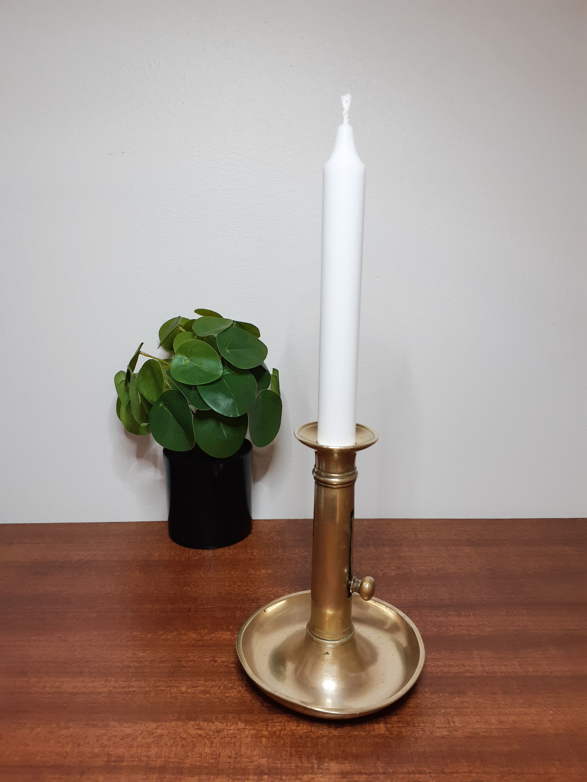 Copper candle holder