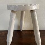Painted brutalist stool