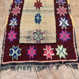 Unique Moroccan Rug - Vintage Art Deco Rug - Boucharouit Rug