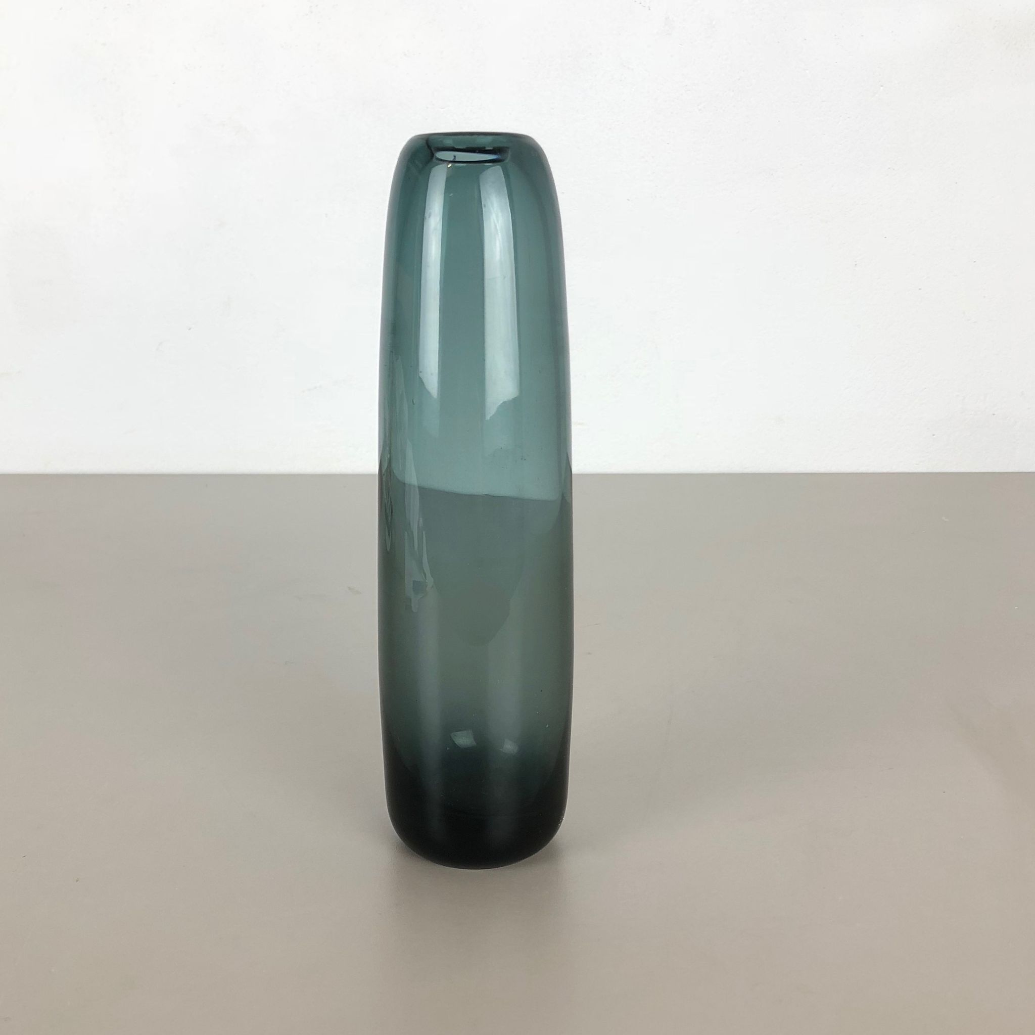 Large Vintage 1960s Turmalin Vase by Wilhelm Wagenfeld for WMF, Germany Bauhaus