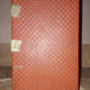 Japanese cabinet in cinnabar red lacquer, Japan Meiji era