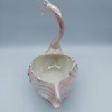 Porcelain swan pot cache